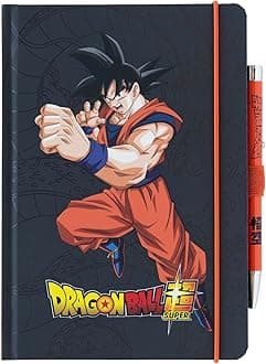 Grupo Erik Dragon Ball Super Goku Premium A5 Notebook With Projector Pen | Notebooks A5 | Notepads A5 | A5 Notepad | Dragon Ball Manga | Dragon Ball Super Manga