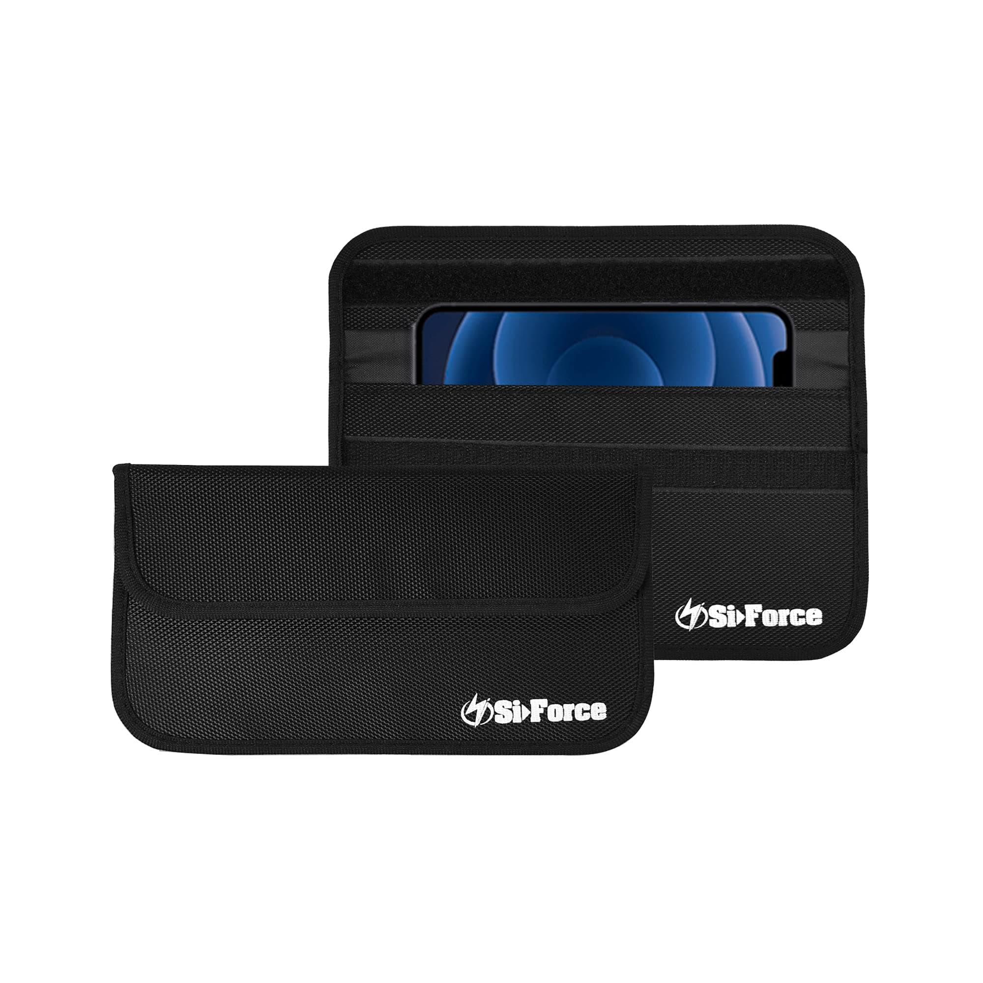Faraday Bag, SiForce Signal Blocking Bag Dual Layer Shielding Case for Cell Phone 4.25" x 8" (LE Small)