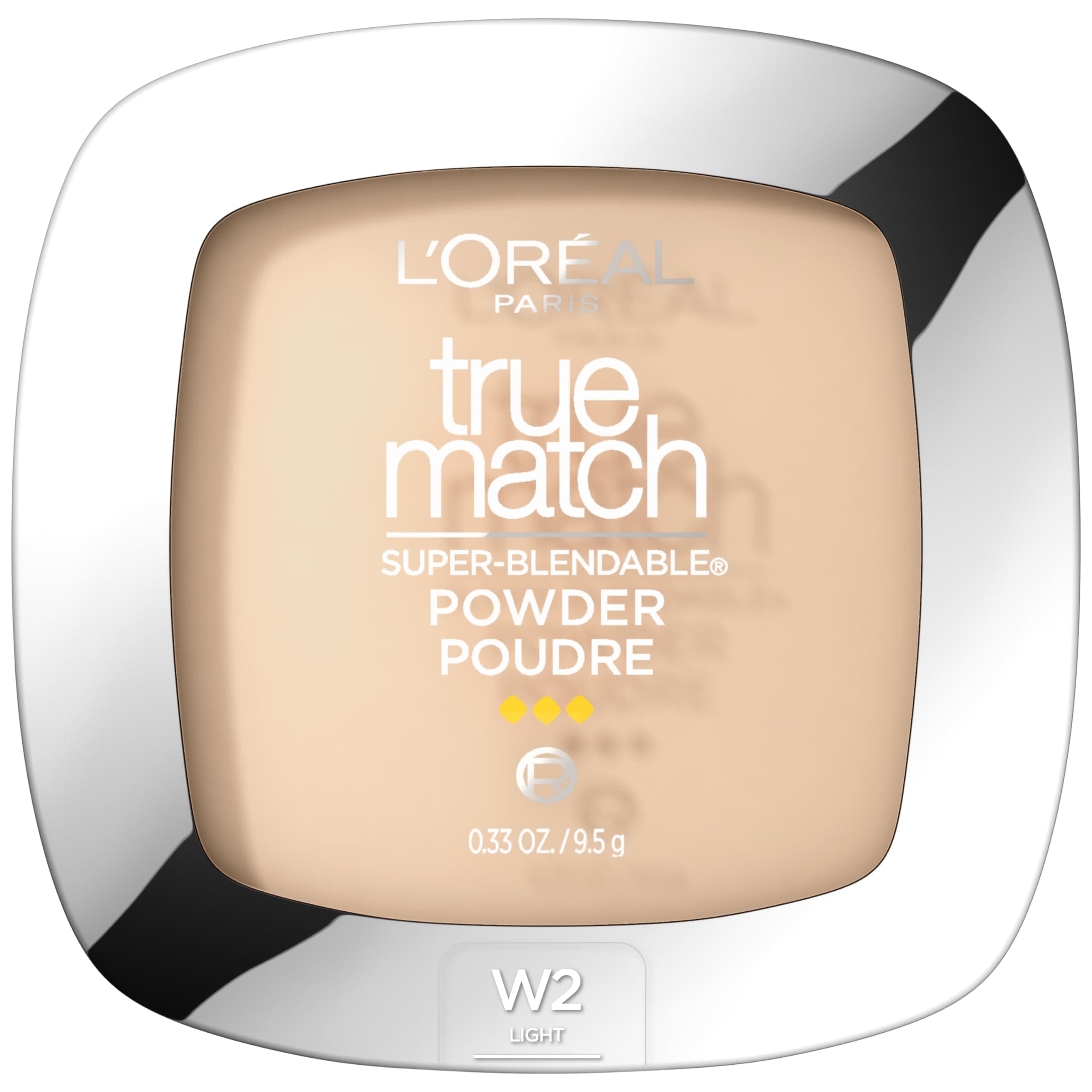 L'Oreal Paris True Match Super-Blendable Powder, Light Ivory, 0.33 Ounce