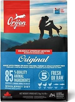 Original Dry Dog Food, Grain Free Dog Food for All Life Stages, Fresh or Raw Ingredients, 17 Kg