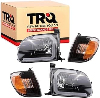 TRQ Performance Headlight Set Fits 2000-2004 Toyota Tundra