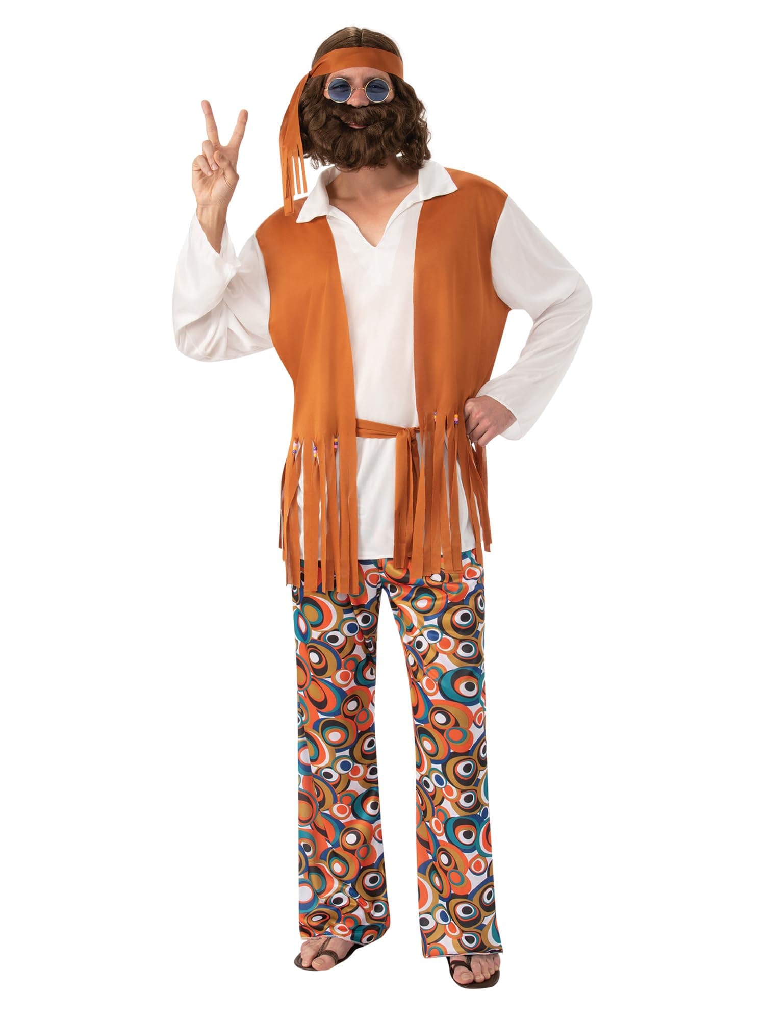Bristol Novelty AC591 Hippy Man Costume, Medium