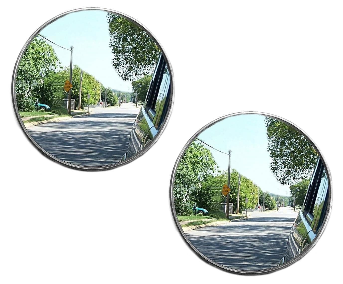 A2D® 19476. A2D Bike Wide Angle Blind Spot Rear View Convex Mirrors with 180 Degree Road View to Make Riding Easy Set of 2pcs for Harley Davidson FLHTKSE CVO Linited