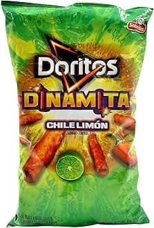 Dinamita, Chile Limon Rolled Tortilla Chips, 9.75oz Bag (Pack of 4) by Frito Lay