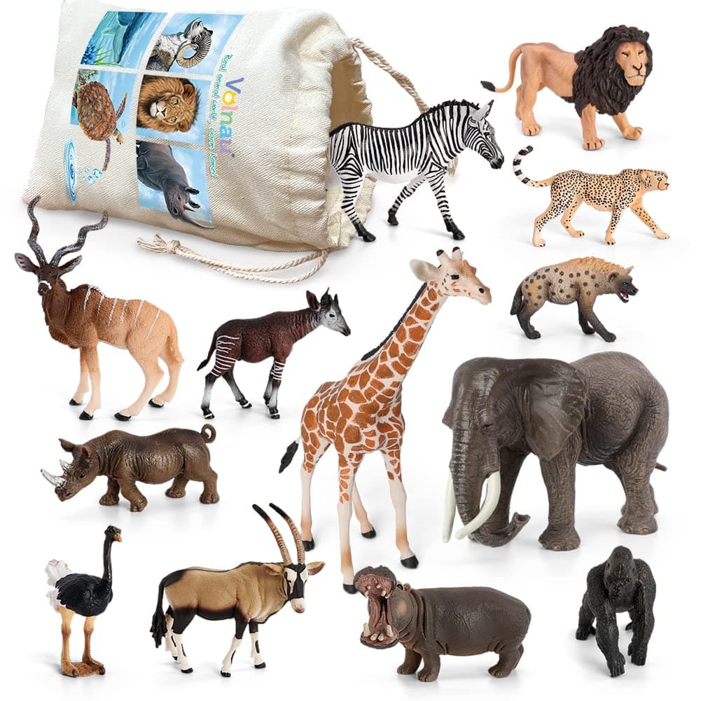 Africa 13pcs animal figurines
