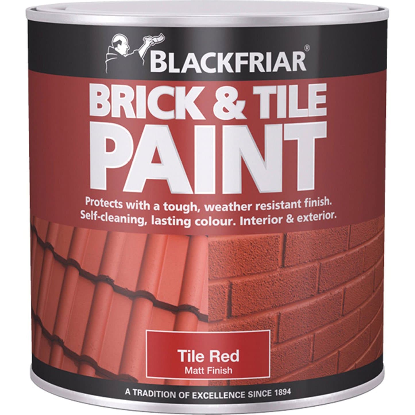 Blackfriar Brick & Tile Paint Matt Red 250ml