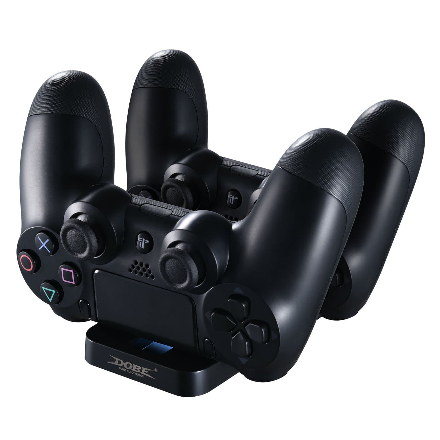 Dobe DualShock Charging Station for PS4/PS4 Slim Controller Charger Dock with Modern Design LED Indicator and USB Cable