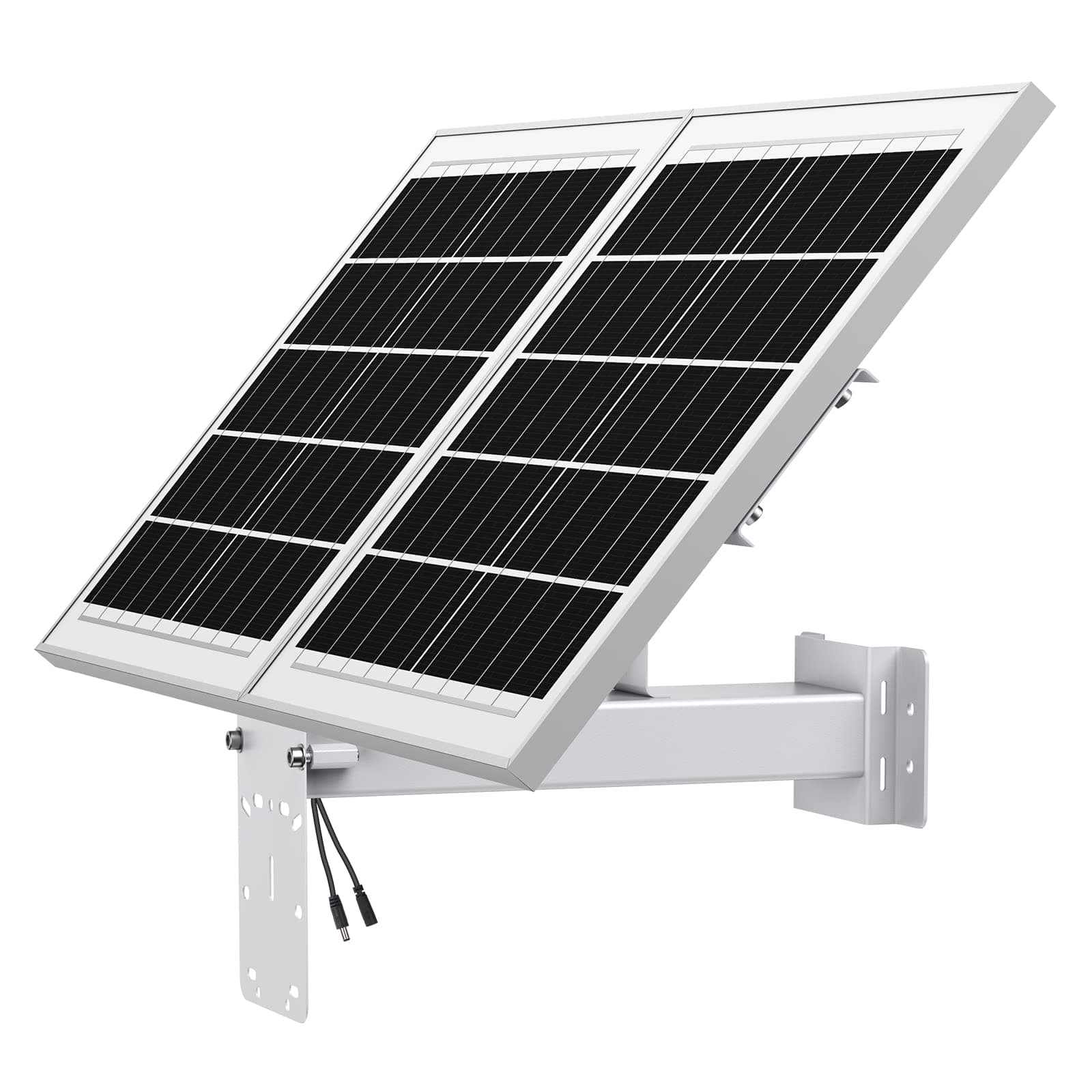 30W30AH 12V Solar Panel with Battery kit, Adjustable Mount Tilt Rack Bracket for Wireless Bridge AP Camera