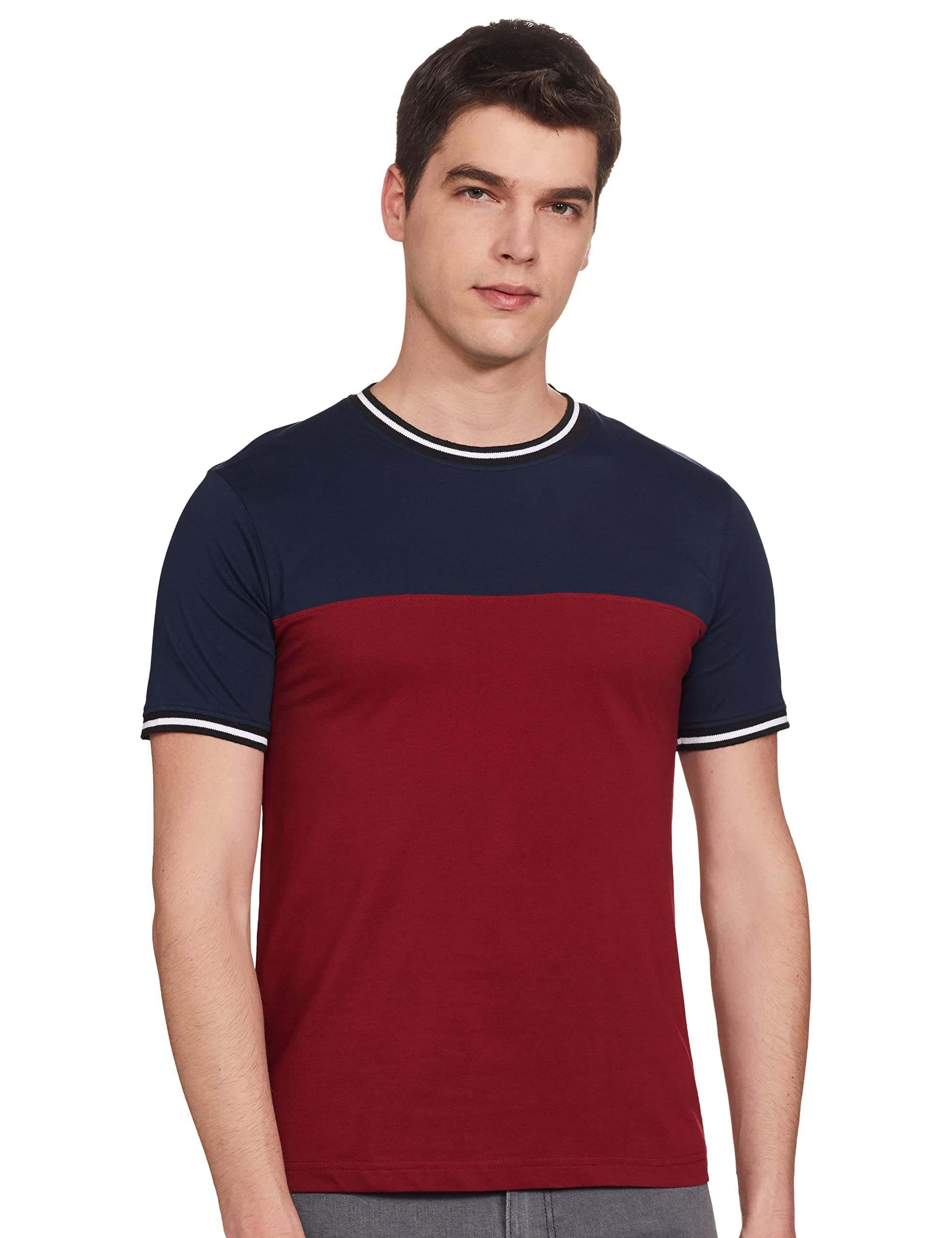 Amazon Brand - SymbolMen's Solid Regular Fit T-Shirt (SS20SYMTEE13)