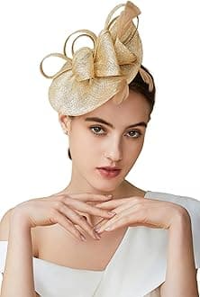BABEYOND Tea Party Fascinator Kentucky Derby Hat Fascinator Pillbox