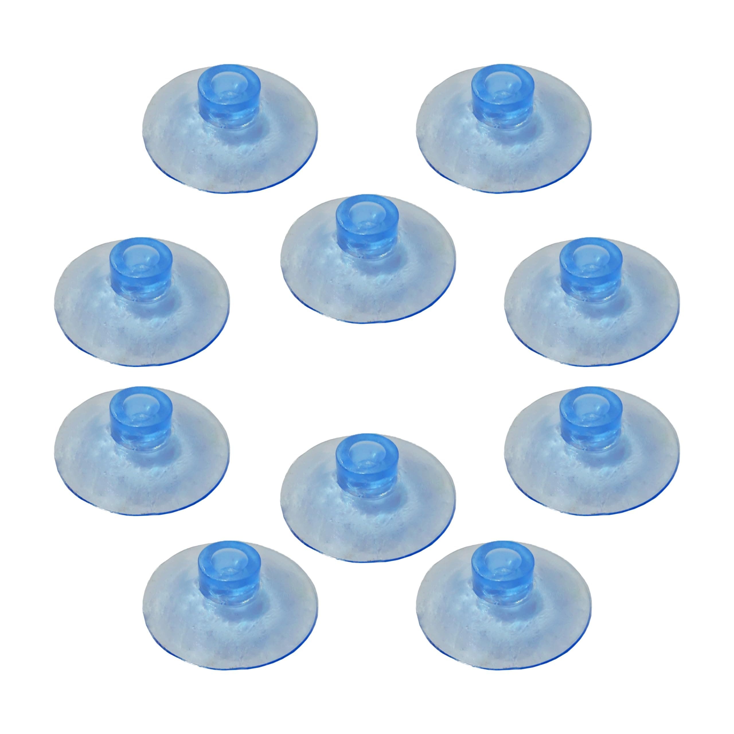 Multipurpose Flexible Crystal Clear Vacuum Suction Cups.Bush No: 5 Jumbo Soild Pack of 10 Pcs