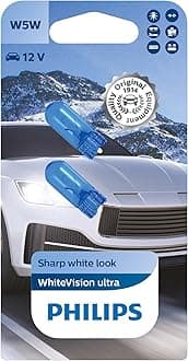 WhiteVision ultra W5W car signaling bulb, White, Double blister