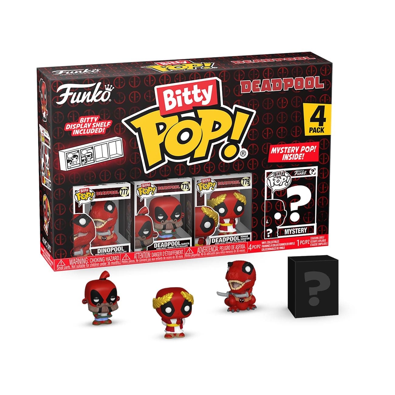 Deadpool Dinopool Bitty Pop! Mini-Figure 4-Pack