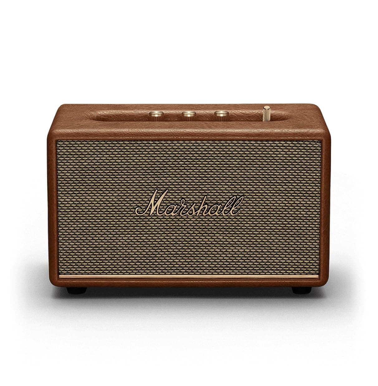 Marshall Acton III 60W Premium Home Wireless Speaker with Bluetooth 5.2 and Multiple Inputs - Enjoy signature Marshall sound | (Brown)