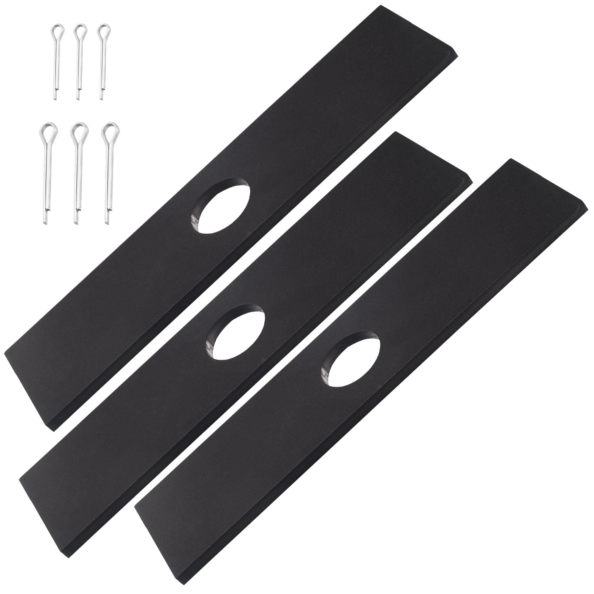 3-Pack 8'' 69601553630 Edger Blades .181" Compatible with Echo Edger Blades, with 3-Replacement Cotter Pins - Fits PE225 PE230 PE260 PE265 PE311