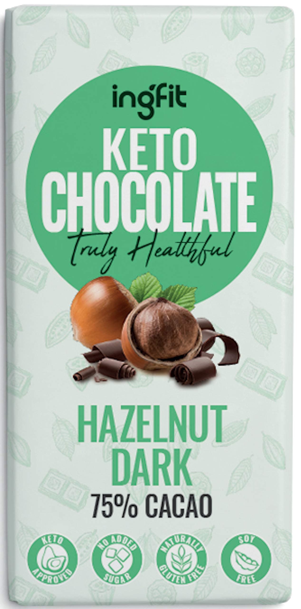 Sugar Free Keto Chocolate (Dark with Hazelnut)