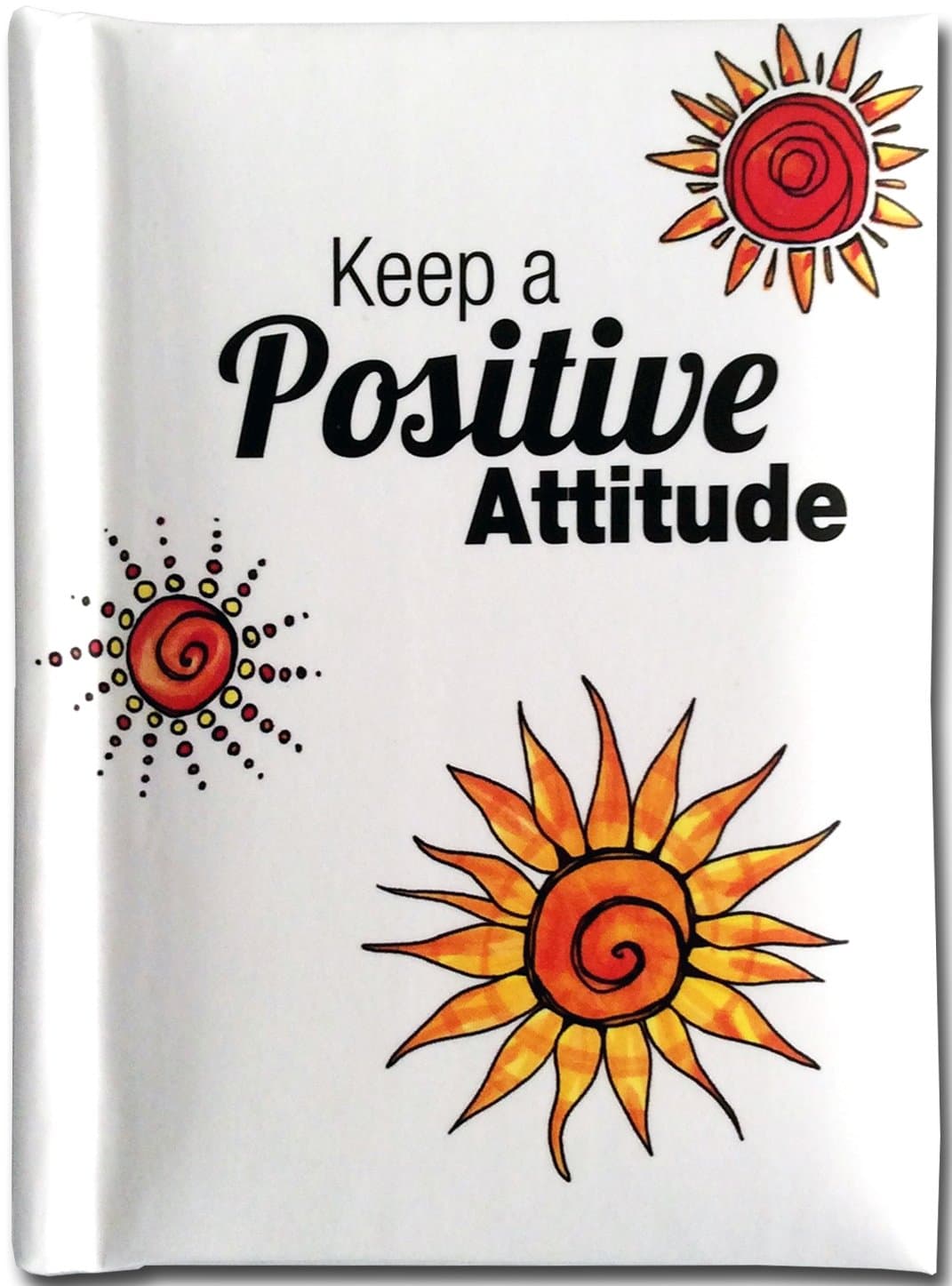 Blue Mountain Arts Little Keepsake Book "Keep a Positive Attitude" 4 x 3 in. Uplifting and Encouraging Pocket-Sized Birthday, Graduation, or "Thinking of You" Gift Book for Him or Her