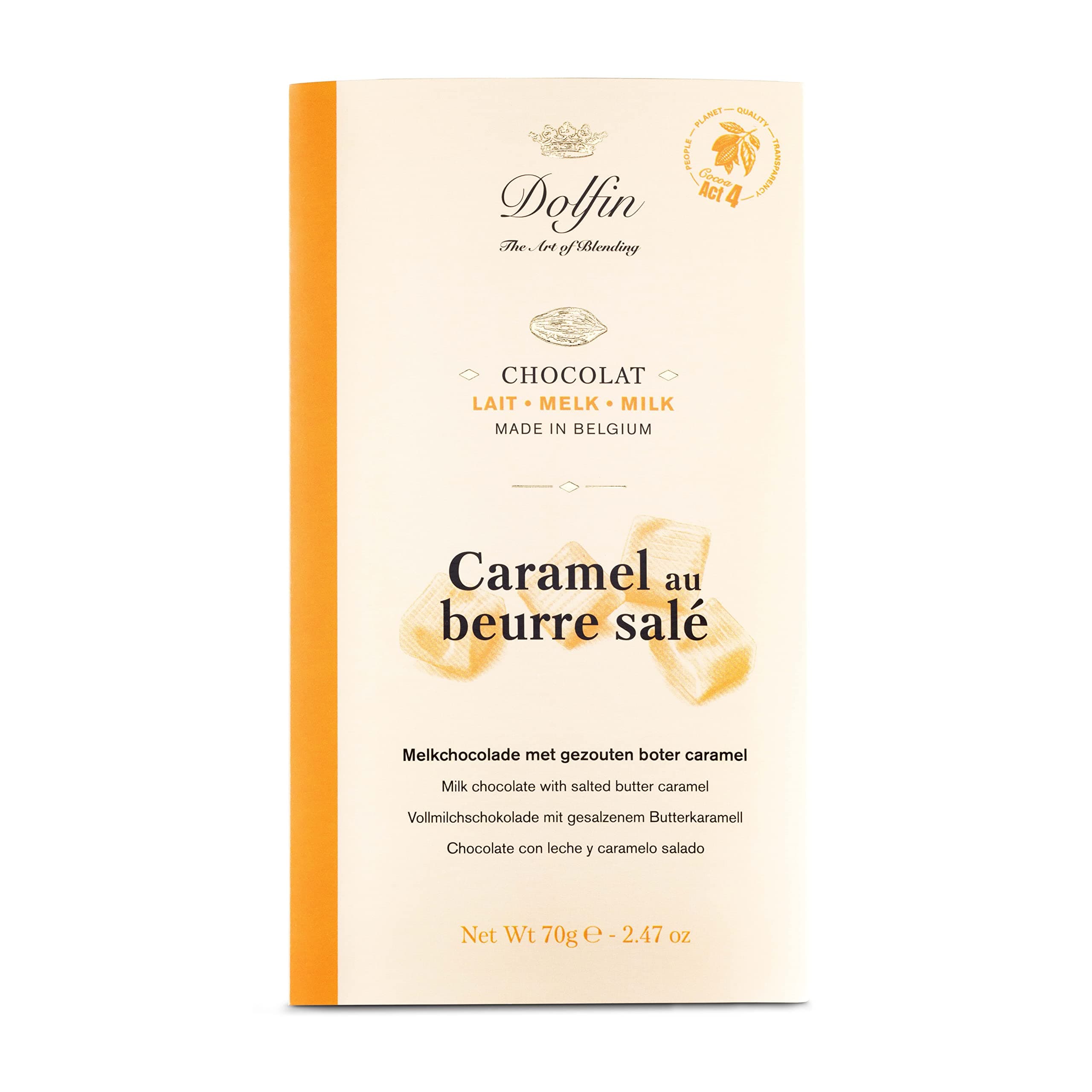 Dolfin Milk Chocolate with Salted Caramel