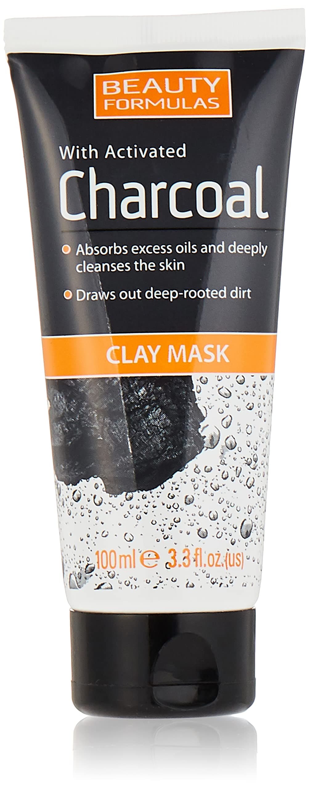Beauty Formulas With Activated Charcoal Clay Mask 100 millitres