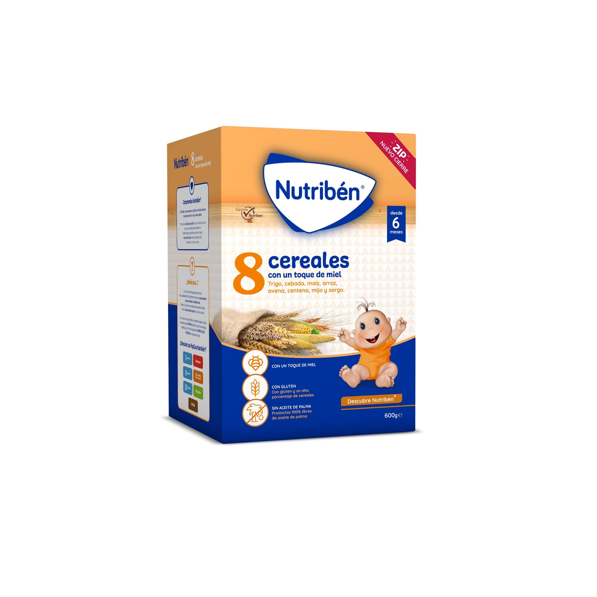 PAPI NUTRIBEN GREW 600 G 8 CER HONEY