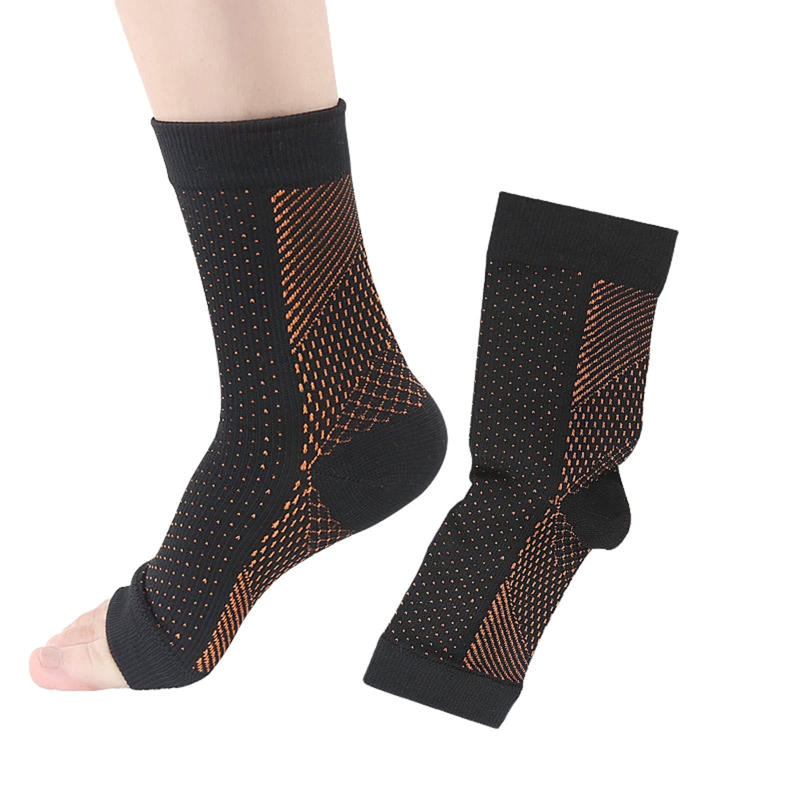 GenericLittle Girl Sock Unisex Socks Comfortable Ankle Protection Heel Function Compression Heel Socks Women's Support Socks