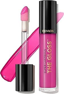 Revlon Super Lustrous Lip Gloss, High Impact Lipcolor with Moisturizing Creamy Formula, Infused with Agave, Moringa Oil, & Cupuacu Butter, Pink Obsessed (232)