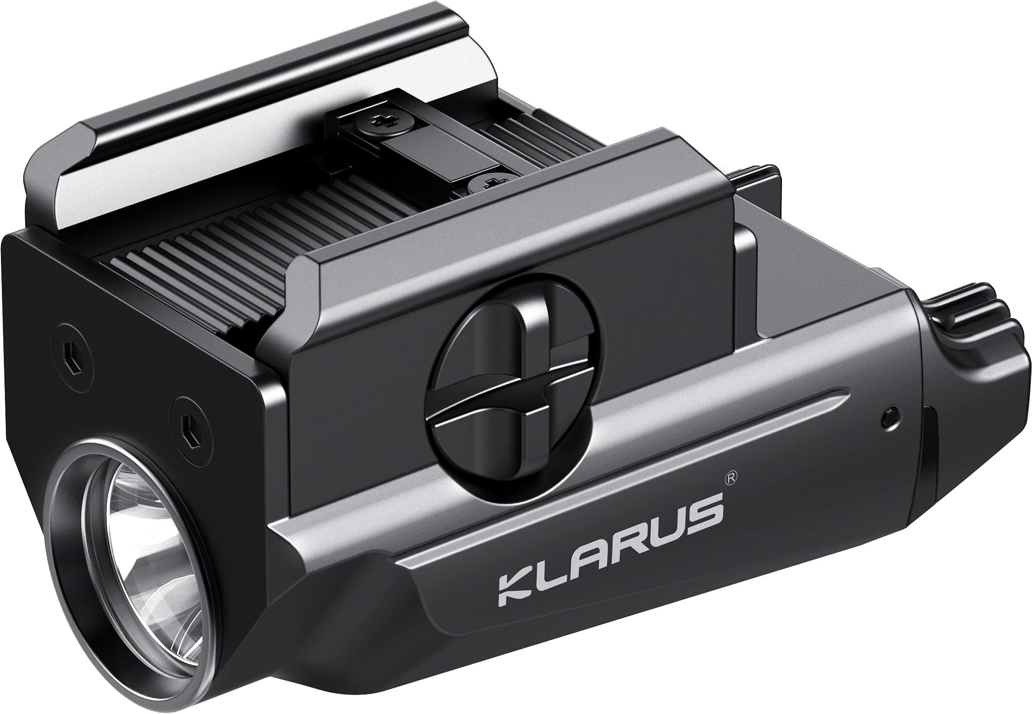 klarusGL1 600 Lumens USB Rechargeable Tactical Light, Rail Mounted Compact Pistol Light, Compatible with Glock and 1913 Rail, Powered by Built-in Polymer Battery