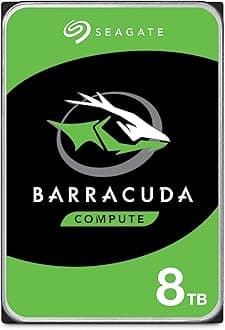 Barracuda 8 TB internal Hard Drive HDD, 3.5 Inch, 5400 RPM, 256 MB Cache, SATA 6 Gb/s - ST8000DM004