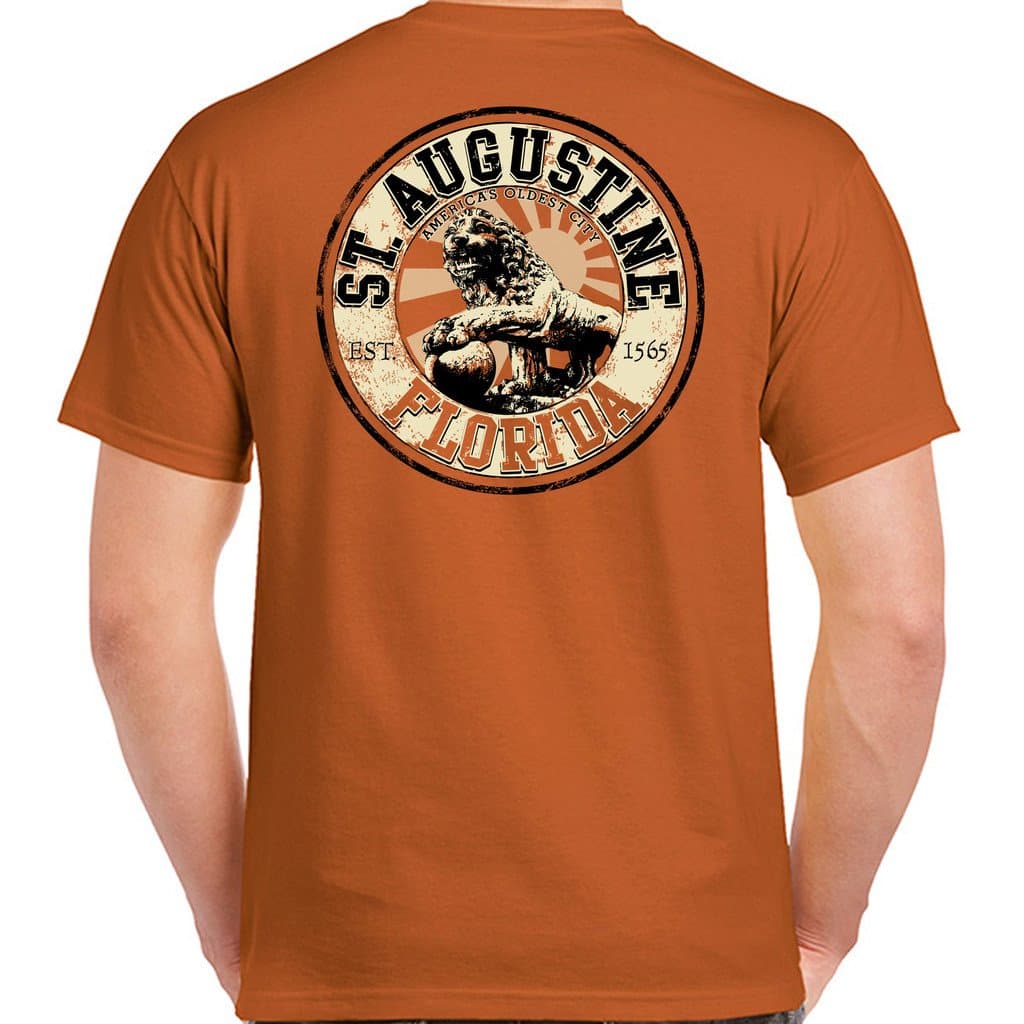 St. Augustine, FL Lions Bridge T-Shirt