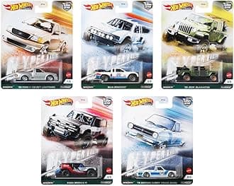 Hot Wheels Car Culture Hyper Haulers Trucks Complete Collection of 5 Premium 1:64 Scale Vehicles