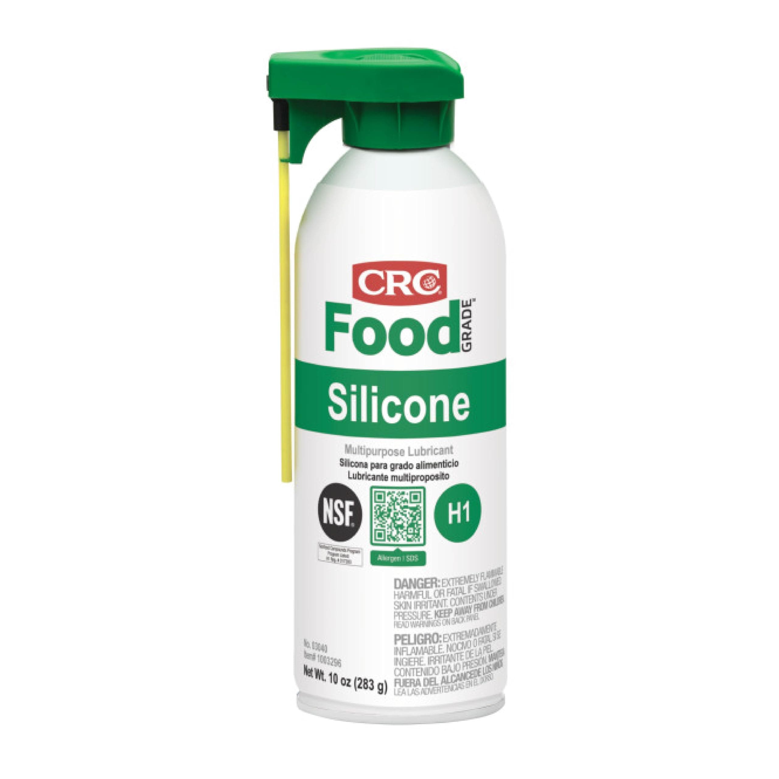 CRC Food Grade Silicone 03040 - 10 Wt. Oz., Multi-Purpose Silicone Lubricant for High Temperature Applications