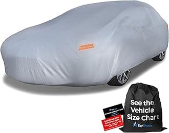 EzyShade 10-Layer Waterproof Sports Car Cover. See Vehicle Size-Chart for Accurate Fit. All Weather Full Outdoor Covers. Corvette Mustang Porsche Classic Cars. Sun Snow Rain. Size C3 (See SizeChart)