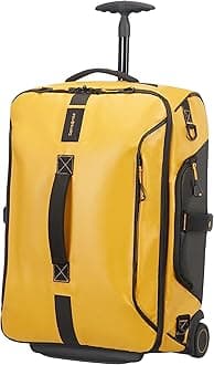 Paradiver Light - Travel Bag/Backpack with 2 Wheels S, 55 cm, 51 L, Yellow