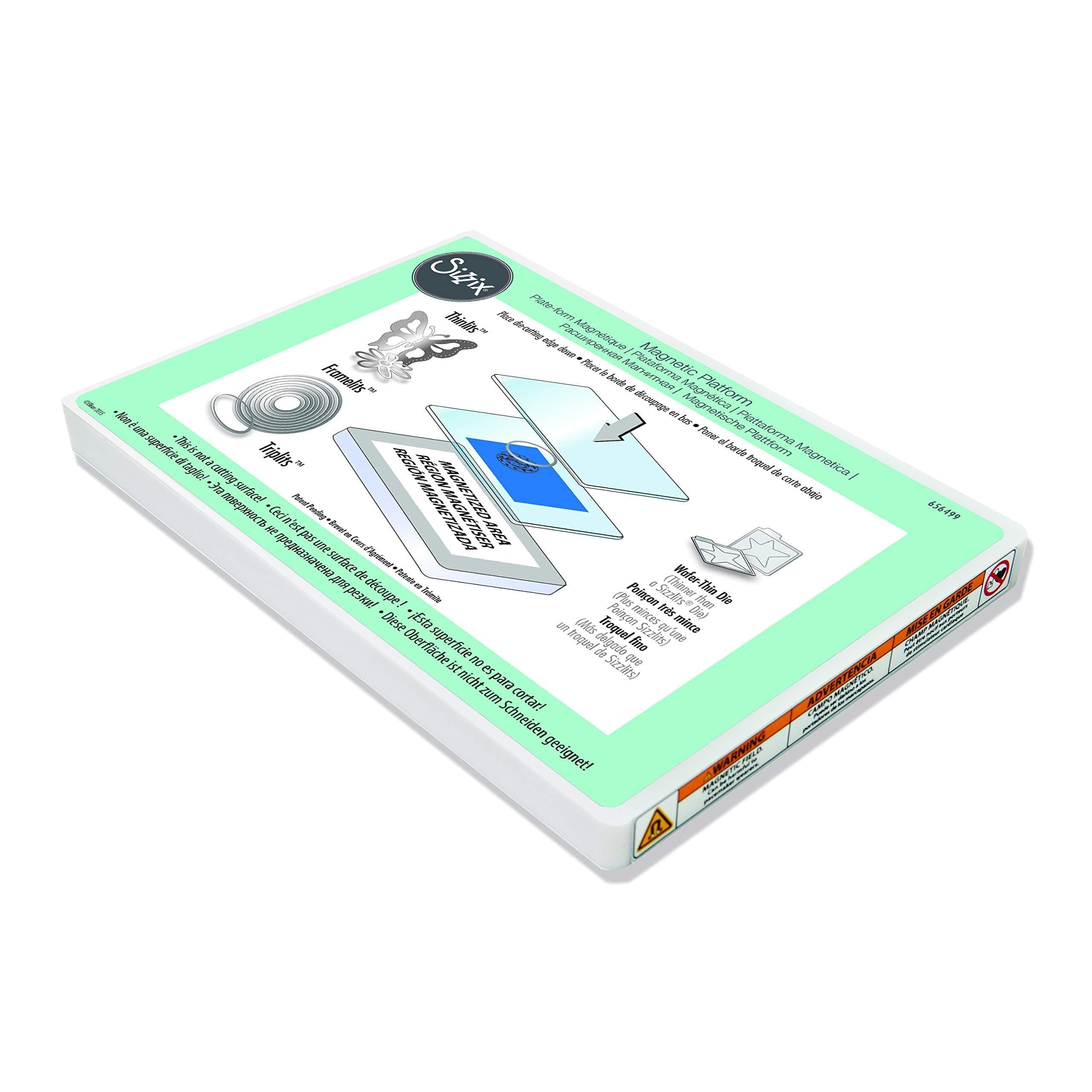 Sizzix Accessory Standard Magnetic Platform for Wafer-Thin Dies - Secure Die Holding, Precise Cutting, Easy Compatibility