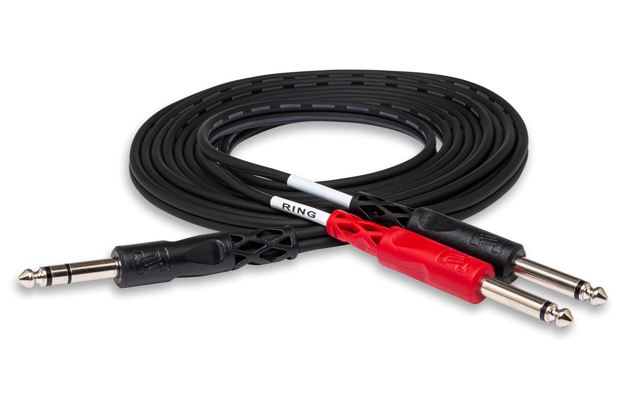 Hosa STP-201 Insert Cable, 1/4 Inch TRS to Dual 1/4" TS, 3.3 Feet