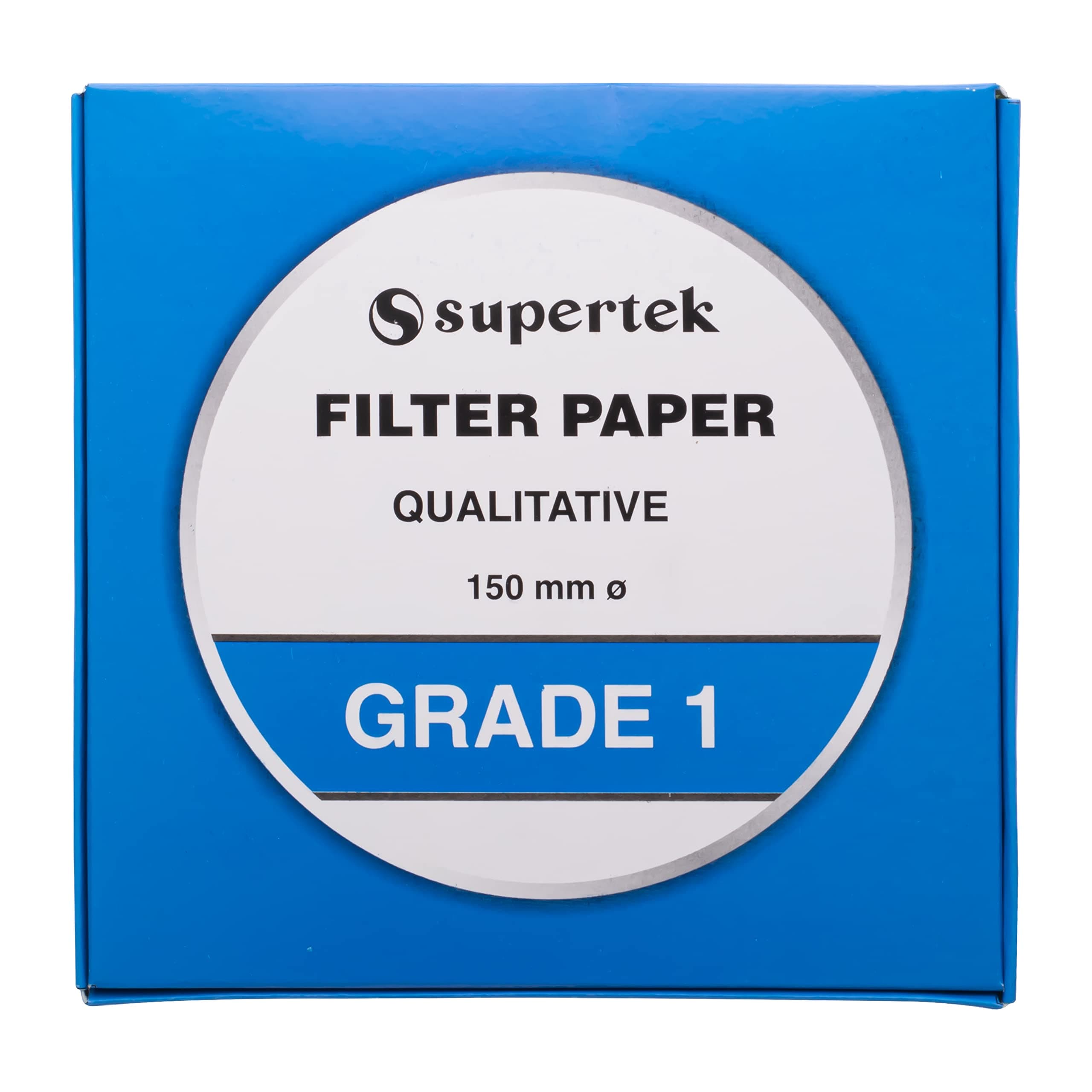 Qualitative Filter Paper Grade 1 | 150mm Diameter | White Round Filter Paper Sheets for Laboratory Use | Pack of 100 | Chemistry Lab & Science Experiments at School & College
