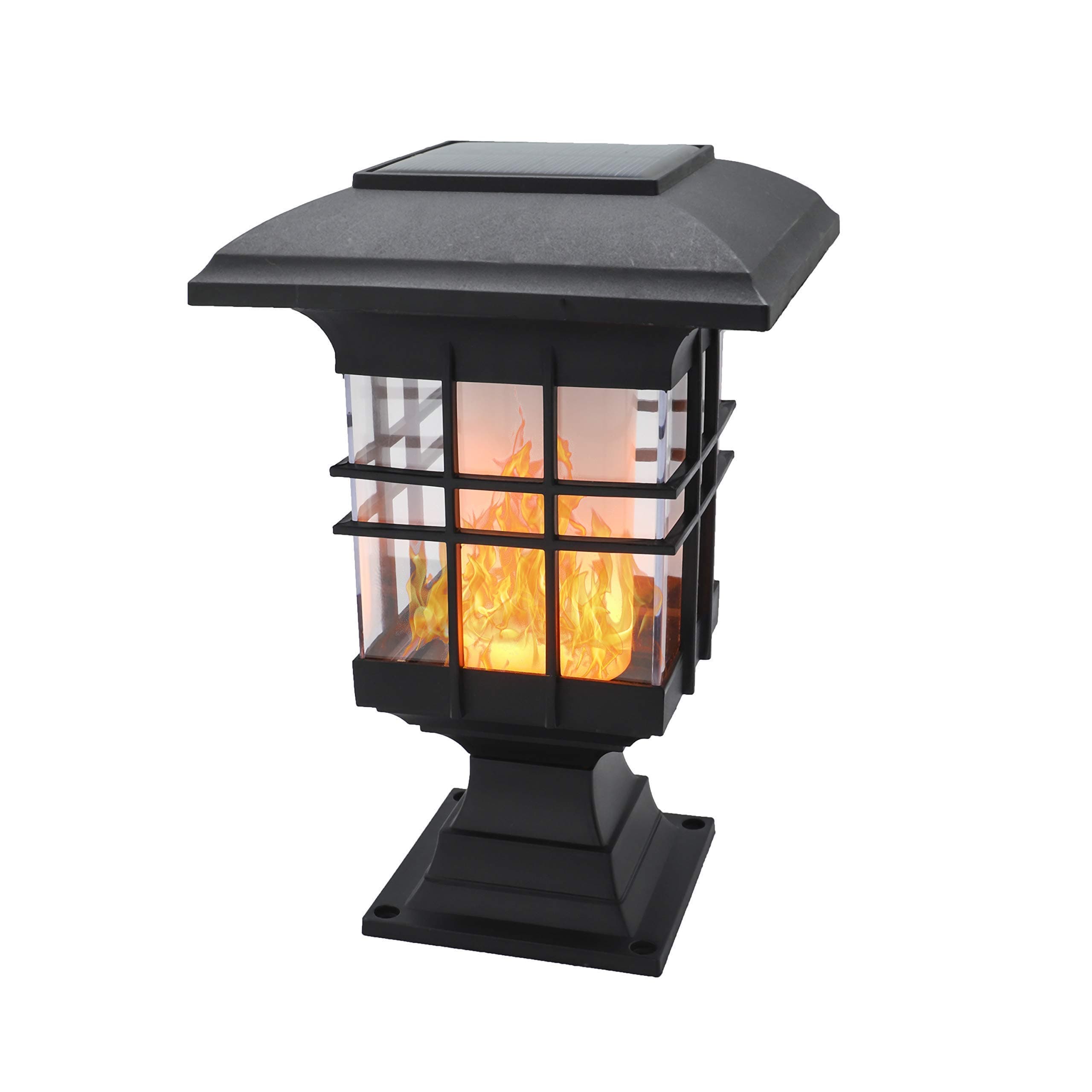 YAKii Solar Torch Lights, Auto On/Off ing Flame Solar Powered Outdoor Lights, Waterproof Landscape Decoration for Yard Patio Garden Yard Patio Garden Porch Path, Long time Lighting