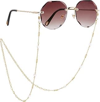 18K Gold Plated Eyeglass Chain Sunglasses Strap Holder Reading Glasses Retainer