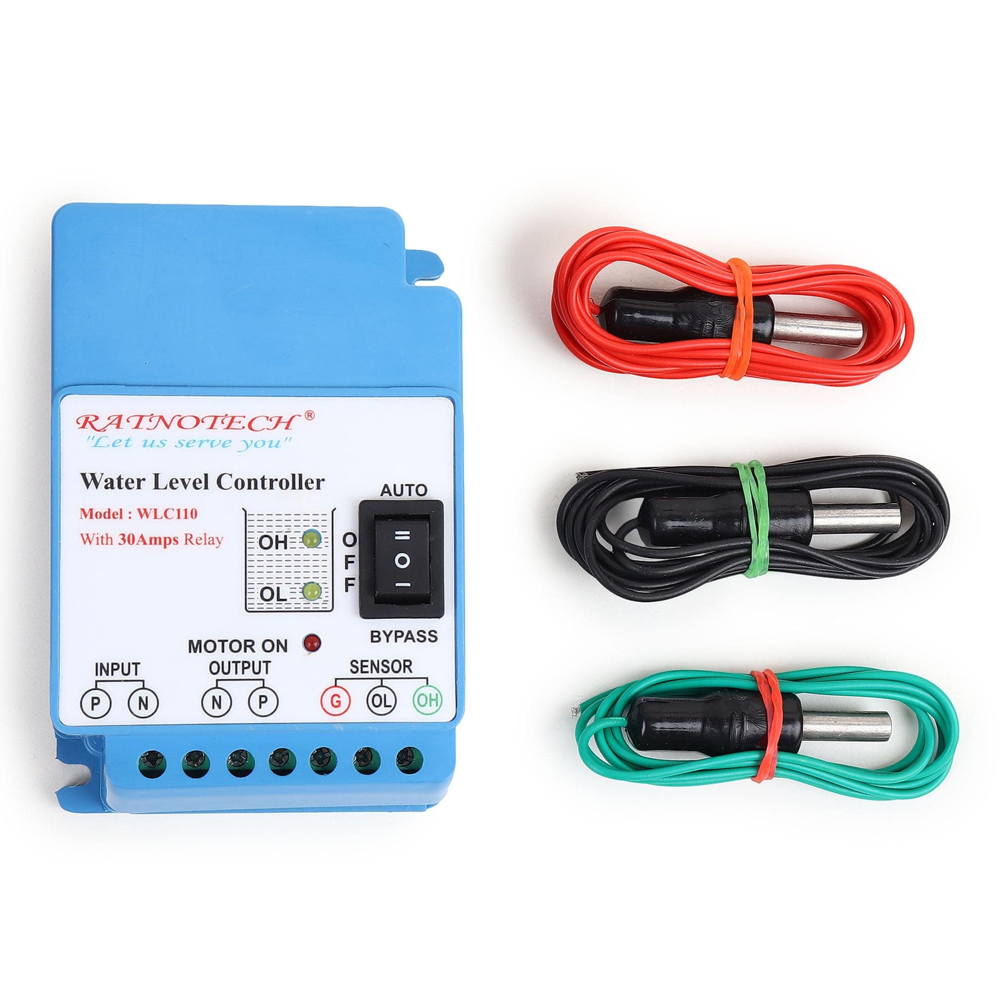 WLC 110 Single Phase Fully Automatic Water Level Controller with sensors