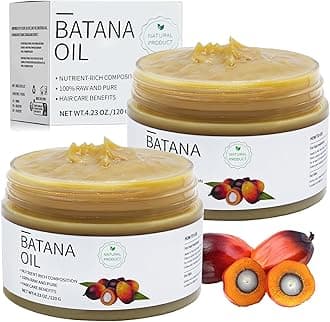 PothenikaBatana Oil for Hair Growth, 100% Pure Natural Organic Batana Oil from Honduras, Hair Mask for Women & Men (2 Pcs)