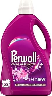 Perwoll Blütenrausch Detergent (52 Washes), Mild Detergent Gently Cleans and Renews Colours and Fibres, for All Coloured Textiles, Colour Detergent with Triple Renew Technology