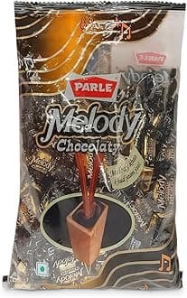 Parle Melody Chocolaty Candy, 371.45Gram - Strawberry, Caramel, Chocolate