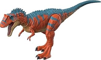- De-Lite 2025 Action Figures Soft Touch Vinyl Plastic Collectible Model Toys… (Carnotaurus Dinosaur World Rebirth Collection Figure with Super Deluxe Articulation, 30 cm Long)