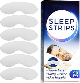 Mouth Tape for Sleeping 90 Counts Sleep Strips,Nighttime Sleeping, Mouth Breathing, and Loud Snoring, Sleep Tape