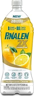 PINALEN 2X Max Aromas Concentrated Multipurpose Cleaner - Lemon Lift Scent - 28 fl oz - All Purpose Cleaner for Kitchen, Bathroom, Floors & Outdoors