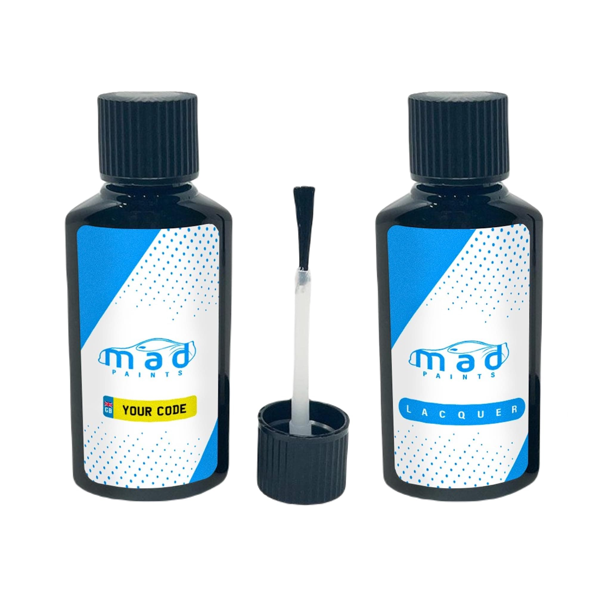 M.A.D VAUX FLAME RED MAGMA RED 547 TOUCH UP PEN BOTTLE BRUSH REPAIR PAINT CHIP (PAINT & LACQUER, 30 Milliliters)