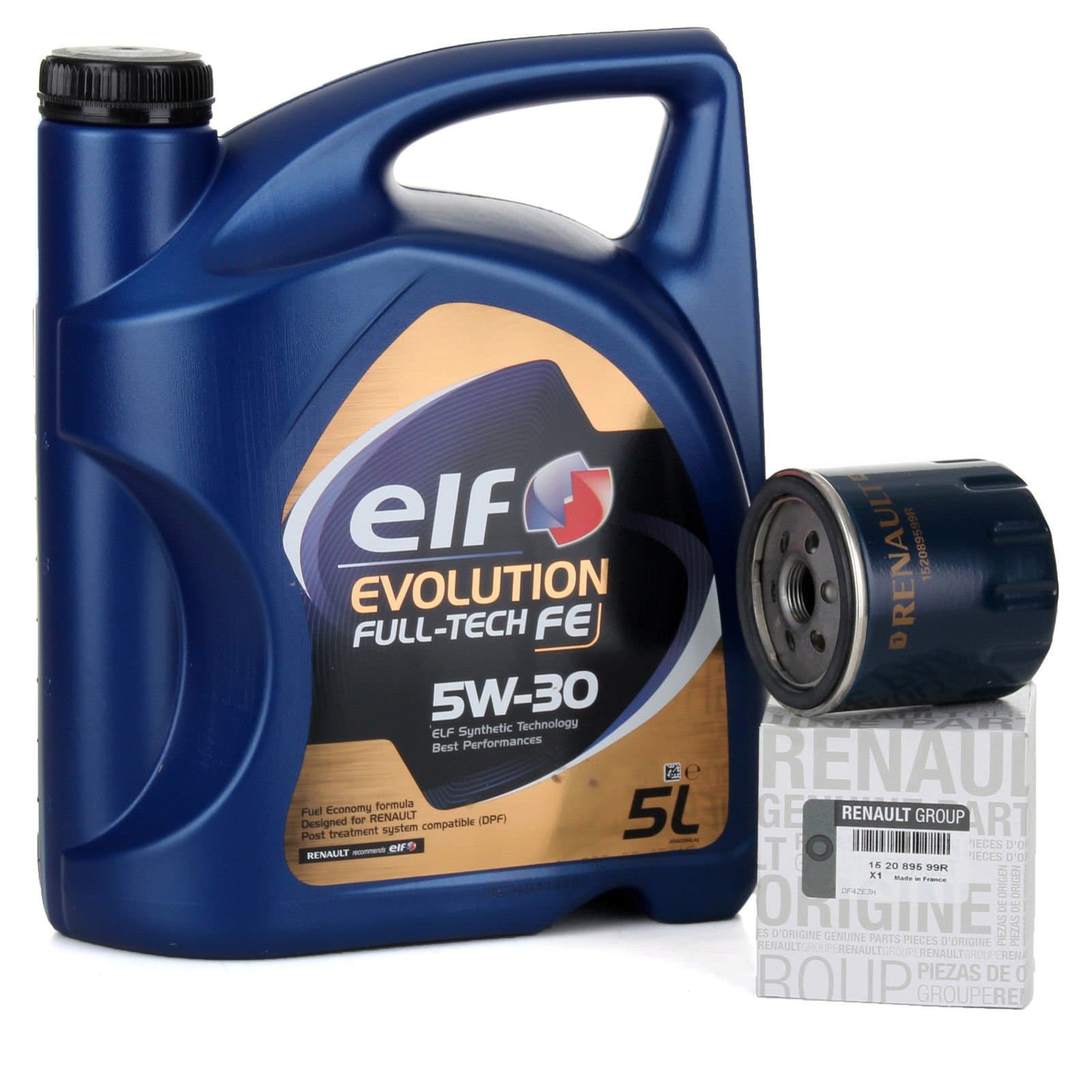 Elf Evolution 5W-30 5 Liters Service Kit + Original Filter