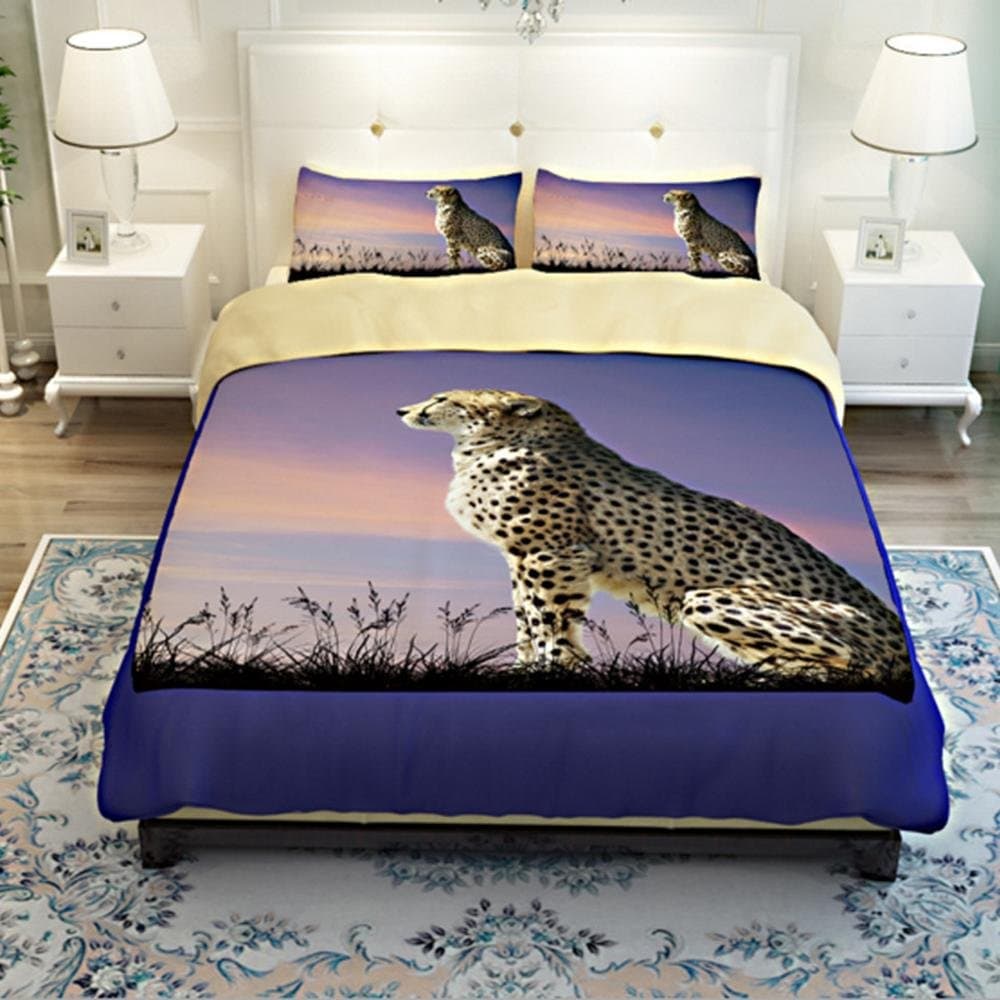 Home textiles, elegant peacock bedding set, creative 3D design duvet suit, adult bedding board (4 pieces, queen) , 5 , 220*240cm