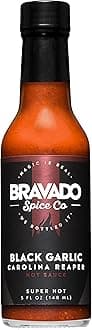 Bravado Spice Black Garlic Carolina Reaper | Hot Ones Hot Sauce | Gluten Free | Vegan | All Natural