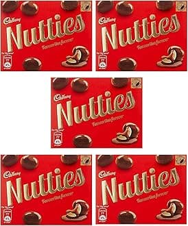 Throni Cadbury Nutties Chocolate, 30G (Pack Of 5)